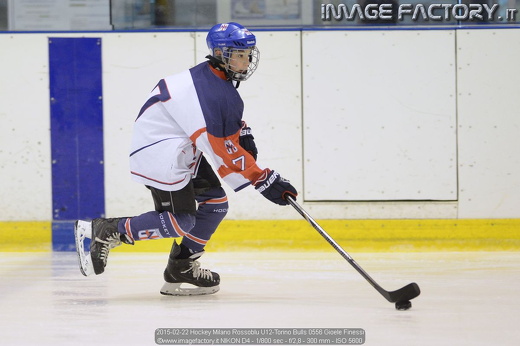 2015-02-22 Hockey Milano Rossoblu U12-Torino Bulls 0556 Gioele Finessi
